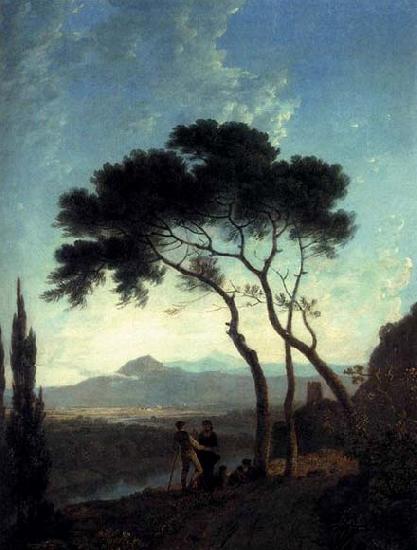 Richard  Wilson The Vale of Narni oil painting picture